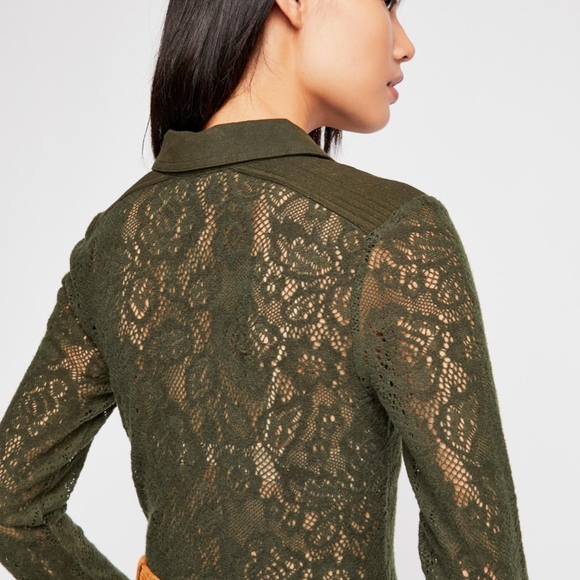 new FREE PEOPLE XSMALL Cozy Cadet Henley sweater - Picture 3 of 7